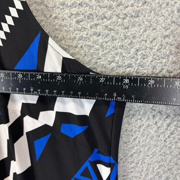 Catherines Dress 4X Artsy Bold Maximalist Embellished Stretchy Beaded Shift - Picture 5 of 9